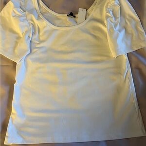 Ann Taylor Elegant White Women's Top